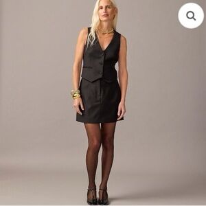 J. Crew Collection Tuxedo Mini Skirt